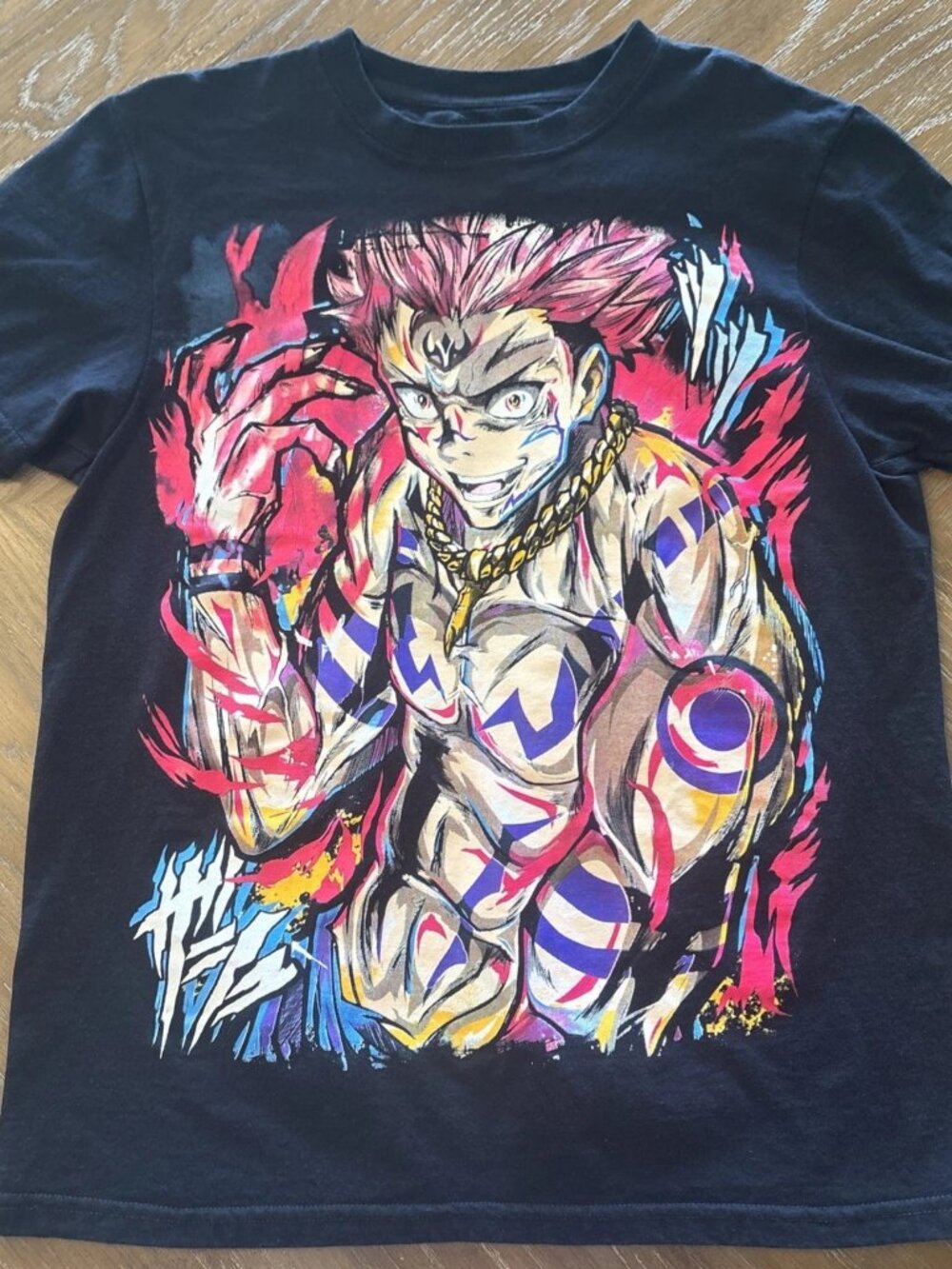 Jujutsu Kaisen Ryomen Sukuna Anime Graphic Tee UInisex NWT